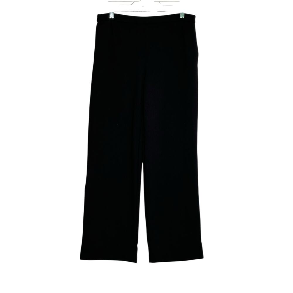 Rachel Zoe black wide legs pull on high waist pants size 10 - Picture 2 of 11